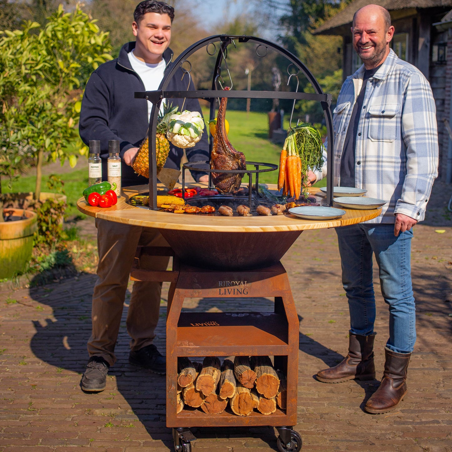 BBQ Plancha Cage 80cm Ø