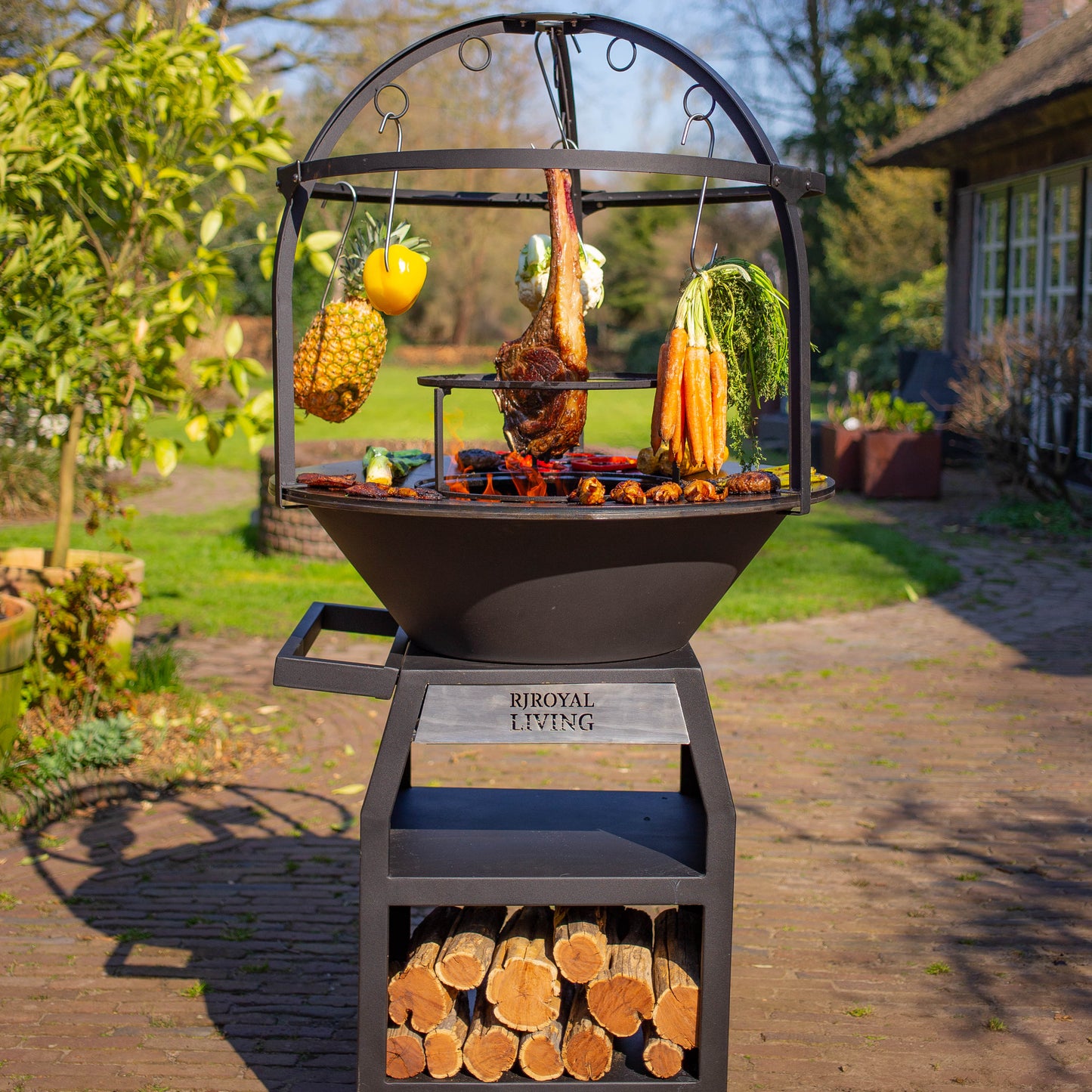 BBQ Plancha Cage 80cm Ø