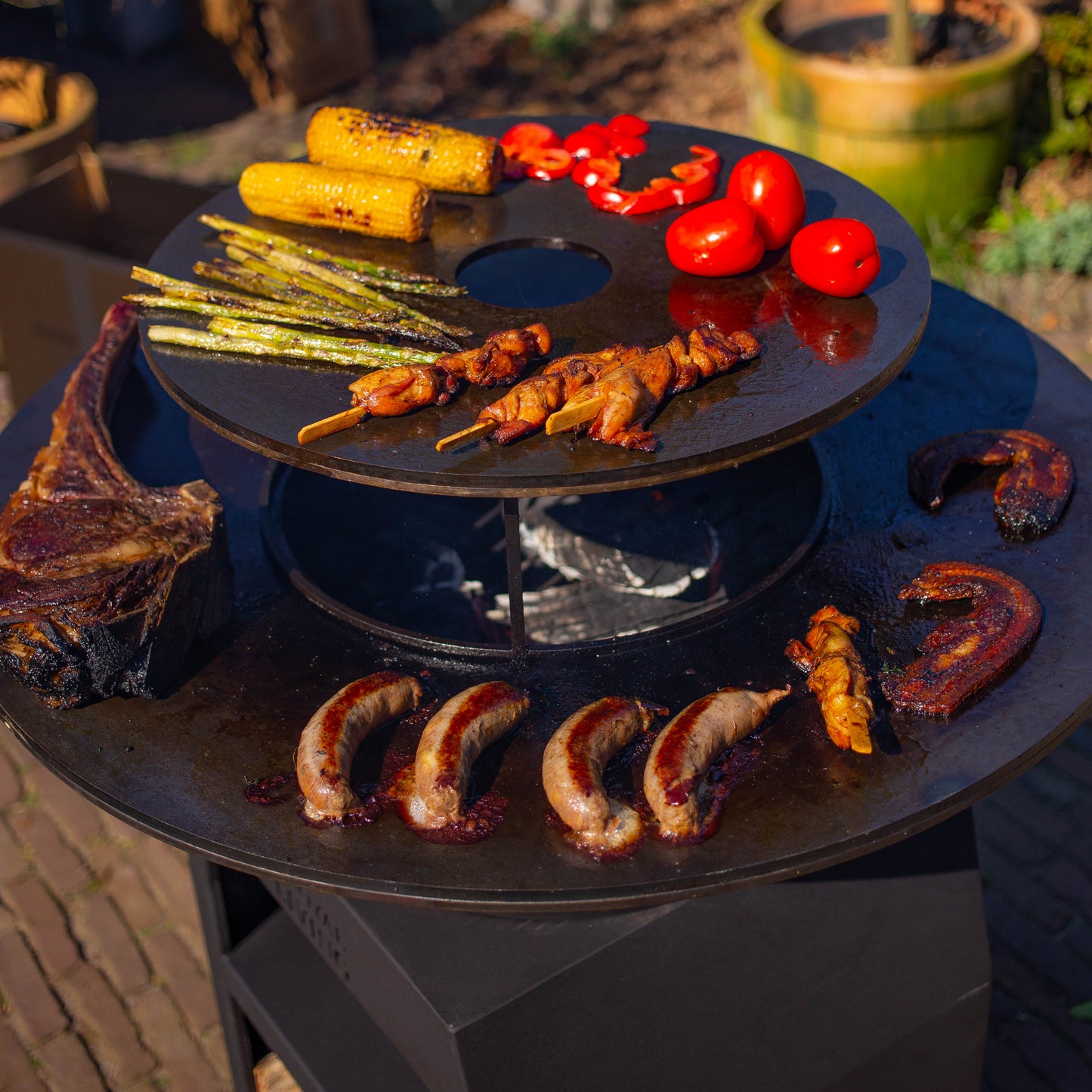 BBQ Plancha Extension Cooking Plate