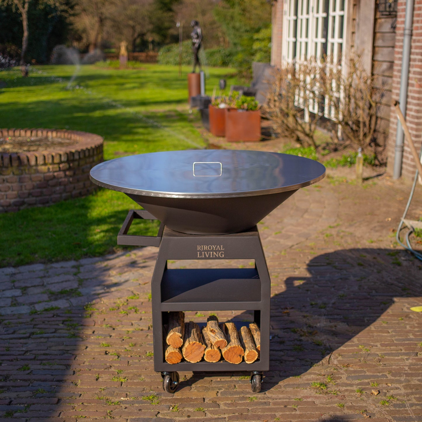 Stainless steel 304 BBQ Plancha 100 cm cover plate