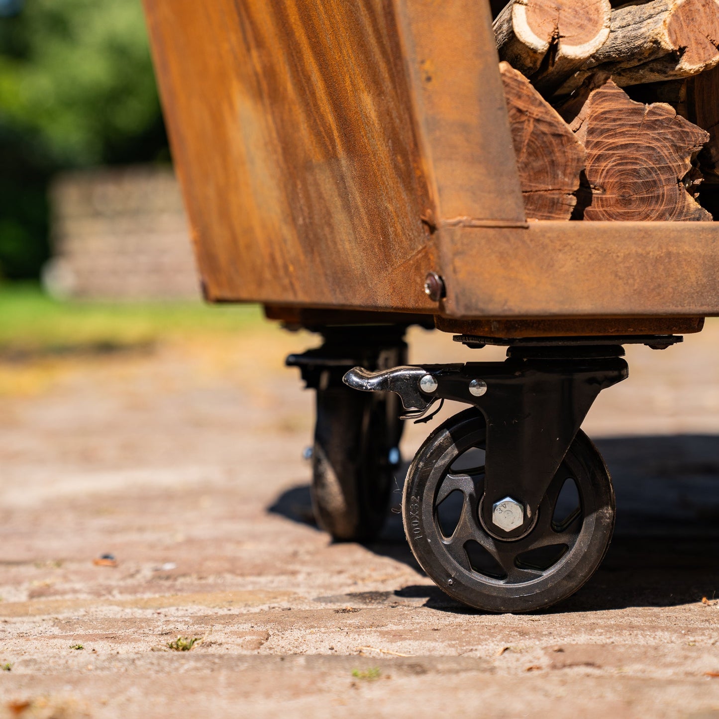 BBQ Plancha Table - Tabla Cortar Corten steel - Without cutting board
